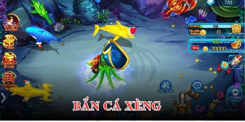 Bắn cá xèng thiết kế không gian đại dương độc đáo, chân thực